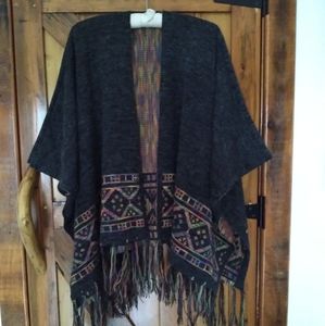 Beautiful Reversible Cardigan Poncho